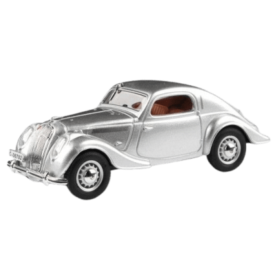 ABREX - Škoda Popular Sport Monte Carlo (1937) 1:43 - Stříbrná Metalíza