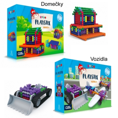 Albi - Kvído - Stavebnice Playstix domečky