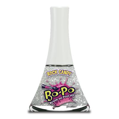 BO-PO lak na nehty stříbrný Rock Candy