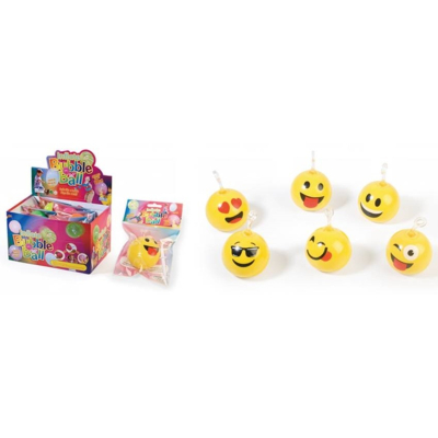 Balón emoji nafukovací - 6 druhů