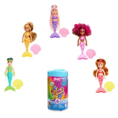 Barbie Color Reveal Chelsea duhová mořská panna více druhů