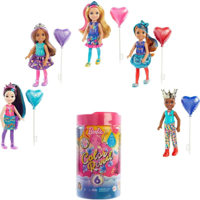 Barbie Color Reveal Chelsea s konfety více druhů