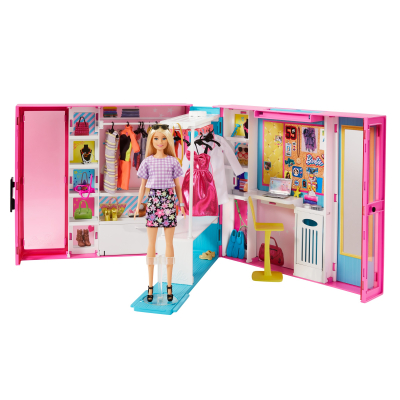 Barbie Šatník snů s panenkou