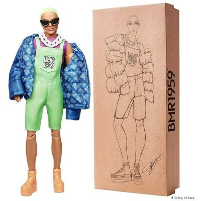Barbie bmr1959 Ken se zelenými vlasy módní deluxe