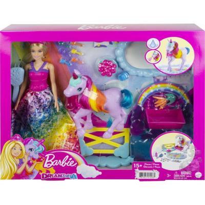 Barbie princezna a duhový jednorožec herní set