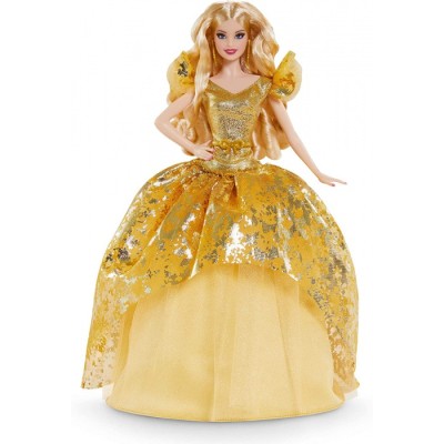 Barbie vánoční Panenka blondýnka