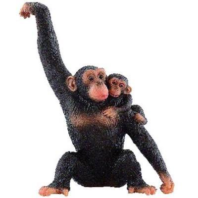 Bullyland - Šimpanz s mládětem
