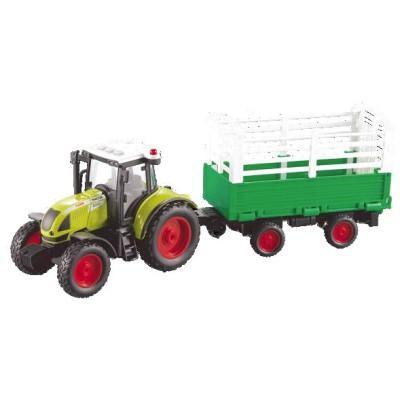 CITY service - Traktor s valníkem na přepravu sena 1:16