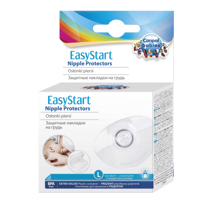 Canpol babies Chránič prsní bradavky EasyStart univerzální M/L 2ks