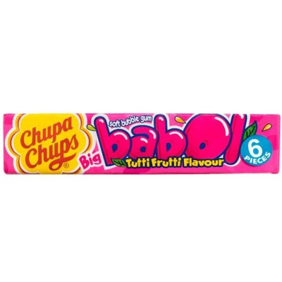 Chupa Chups Žvýkačka Big babol s příchutí tutti frutti 27