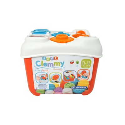 Clementoni - Clemmy baby Aktivní kyblík s prostrkávacími tvary
