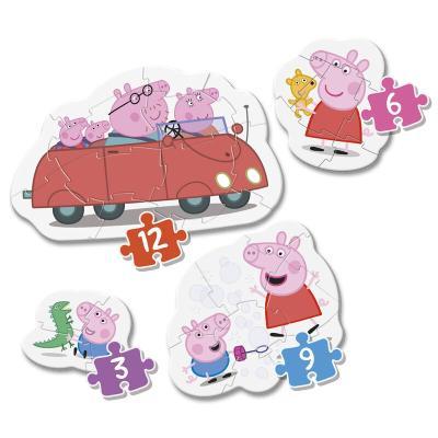 Clementoni - Moje první puzzle Prasátko Peppa 4v1 (3