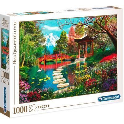 Clementoni - Puzzle 1000 Fuji zahrady