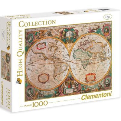 Clementoni - Puzzle 1000 Mapa Antická