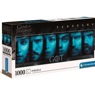 Clementoni - Puzzle 1000 Panorama Game of Thrones