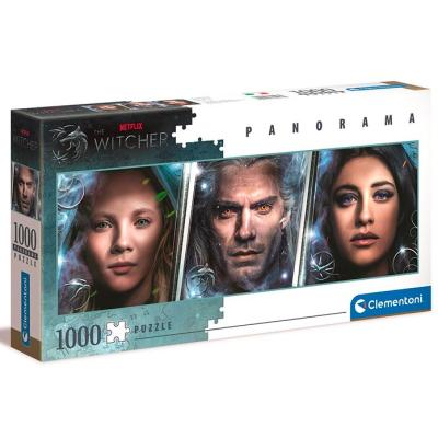 Clementoni - Puzzle 1000 Panorama The Witcher
