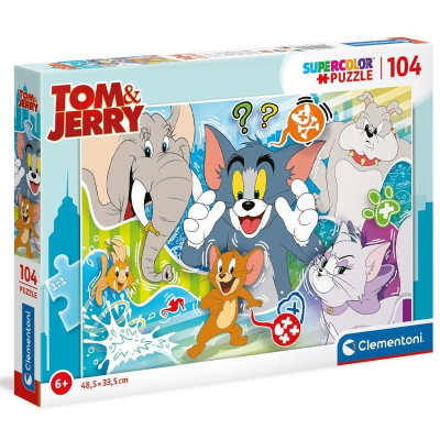 Clementoni - Puzzle 104 Tom a Jerry