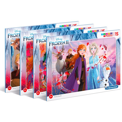 Clementoni - Puzzle 15 Frozen 2