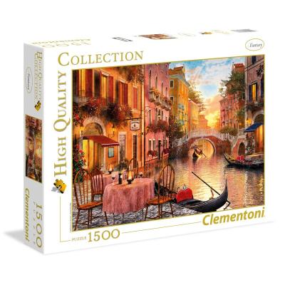 Clementoni - Puzzle 1500 Benátky