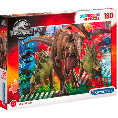Clementoni - Puzzle 180 Jurassic world