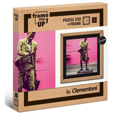 Clementoni - Puzzle 250 + rámeček Žít rychleji