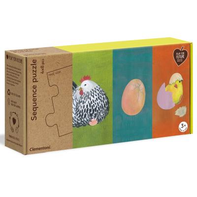 Clementoni - Puzzle 4x8 Příroda