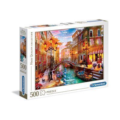 Clementoni - Puzzle 500 Benátky