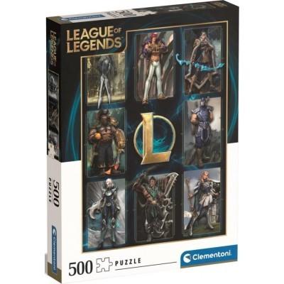 Clementoni - Puzzle 500 Leauge of Legends