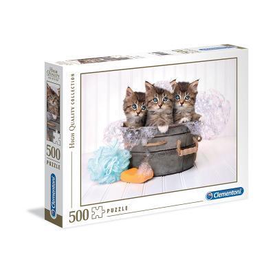 Clementoni - Puzzle 500 koťata