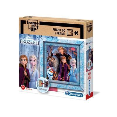 Clementoni - Puzzle 60 + rámeček Frozen 2