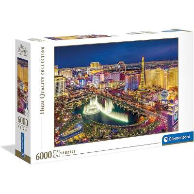 Clementoni - Puzzle 6000 – Las Vegas