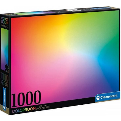 Clementoni - Puzzle Color Boom 1000 Pure