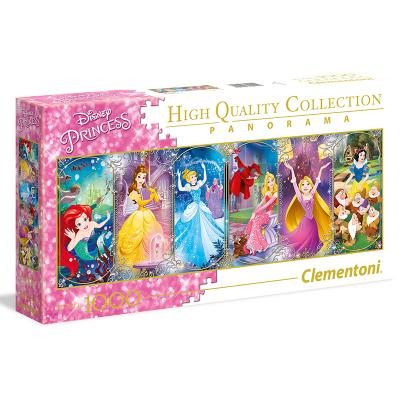 Clementoni - Puzzle Disney Panorama 1000 Princezny