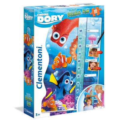 Clementoni - Puzzle Double FUN (30max) - Hledá se Dory