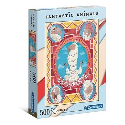 Clementoni - Puzzle Fantastic Animals 500 lama