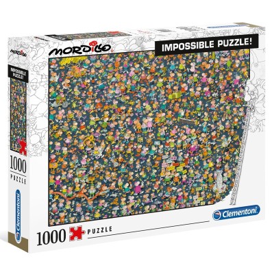 Clementoni - Puzzle Impossible 1000 Impossible