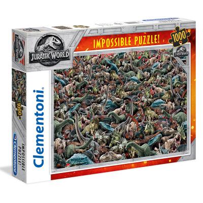Clementoni - Puzzle Impossible 1000 Jurský svět