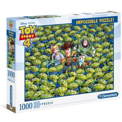 Clementoni - Puzzle Impossible 1000 Toy Story 4