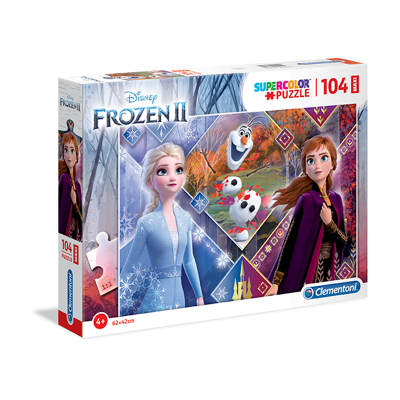 Clementoni - Puzzle Maxi 104 Frozen 2