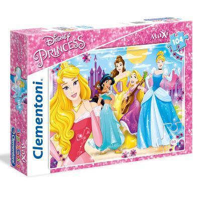 Clementoni - Puzzle Maxi 104 Princezny