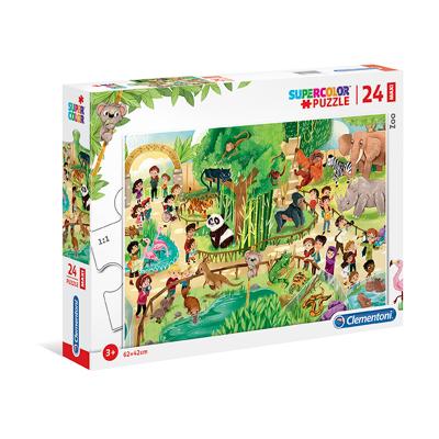 Clementoni - Puzzle Maxi 24 ZOO