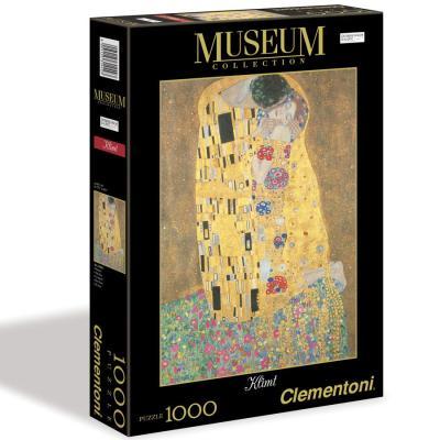 Clementoni - Puzzle Museum 1000 Klimt-Polibek