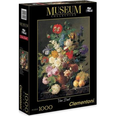 Clementoni - Puzzle Museum 1000 Van Dael- Vaso di fiori