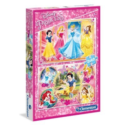Clementoni - Puzzle Supercolor 2x60 Princezny
