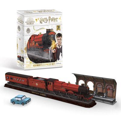 CubicFun - Puzzle 3D Harry Potter Bradavice ™ - Express - 161 dílků