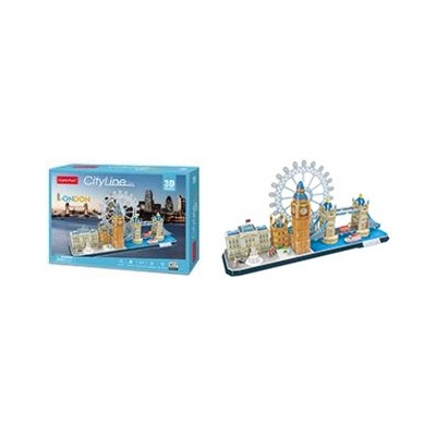 CubicFun - Puzzle 3D Londýn - 107 dílků