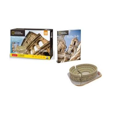 CubicFun - Puzzle 3D National Geographic - Colosseum - 131 dílků