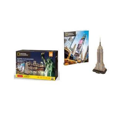 CubicFun - Puzzle 3D National Geographic - Empire State Building - 66 dílků