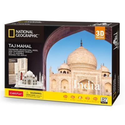 CubicFun - Puzzle 3D National Geographic - TAj Mahal 87 dílků