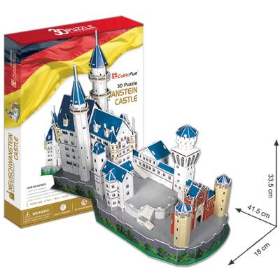 CubicFun - Puzzle 3D Zámek Neuschwanstein - 98 dílků